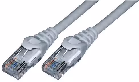 Câble RJ45 Catégorie 5e U/UTP non blindé - 5 m - MCL gris - Lot de 5