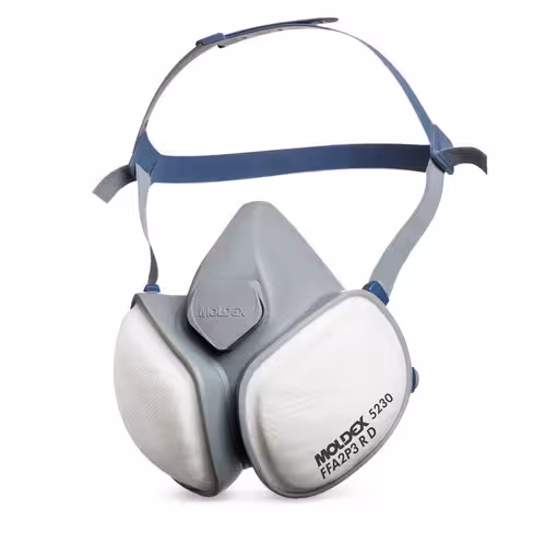 Demi masque respiratoire COMPACTMASK Moldex avec filtres FFA1B1E1K1P3 R D intégrés x 1