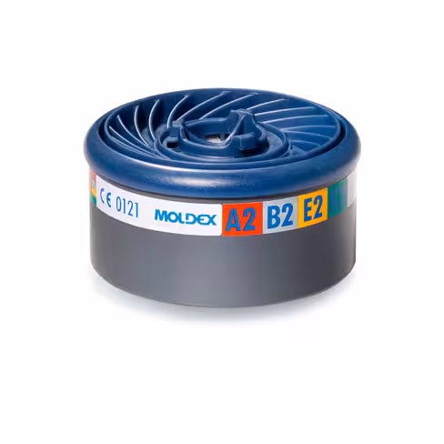 Cartouche avec filtres anti-gaz A2B2E2K2 pour masques Moldex Série 9000 et 7000 x 8