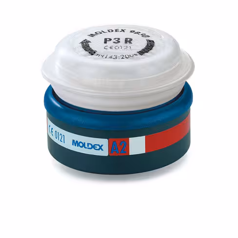 Cartouche avec filtres pré-assemblés A2P3 R pour masques Moldex Série 9000 et 7000 x 6