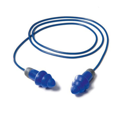 Paires de bouchons d'oreilles ROCKETS Full Detect cordés réutilisables, protection 29 dB x 50 paires