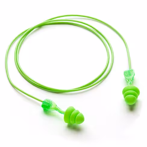 Paires de bouchons d'oreilles TWISTER Trio cordés, protection 33 dB x 50 paires
