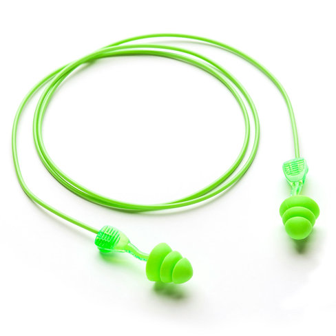 Paires de bouchons d'oreilles TWISTER Trio cordés, protection 33 dB x 50 paires