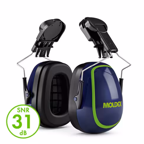 Coquille antibruit Moldex MX7 à fixer sur casque de sécurité, protection 31 dB x 1