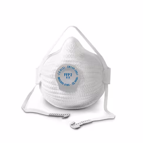 Masque FFP2 R D AIR Moldex réutilisable avec soupape Taille M/L, en emballage individuel x 10