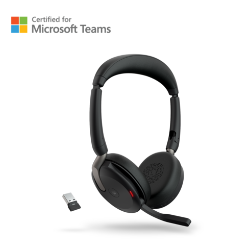 Casque sans fil pour softphonie Jabra Evolve2 55 USB-A MS Stéréo sans base de charge
