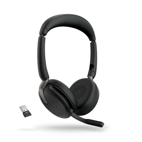 Casque sans fil pour softphonie Jabra Evolve2 65 Flex USB-A Stéréo UC sans base de charge