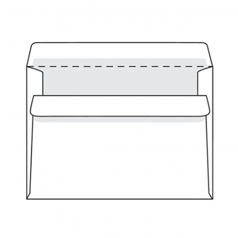 Enveloppe Lyreco 114 x 162 - 80 g - siliconée - par 500