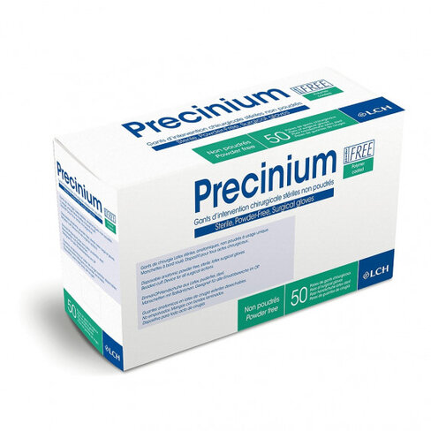 Gant latex non poudré stérile PRECINIUM taille 6,5 x 4x50