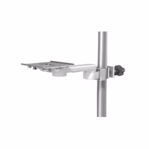 Bras tube longueur 20.3 cm (tube Ø 38 mm) avec pince Ø 19-51 mm, montage sur tube vertical