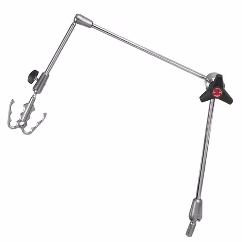 Bras articulé 1 m sans fixation centrale rapide, sans support au rail