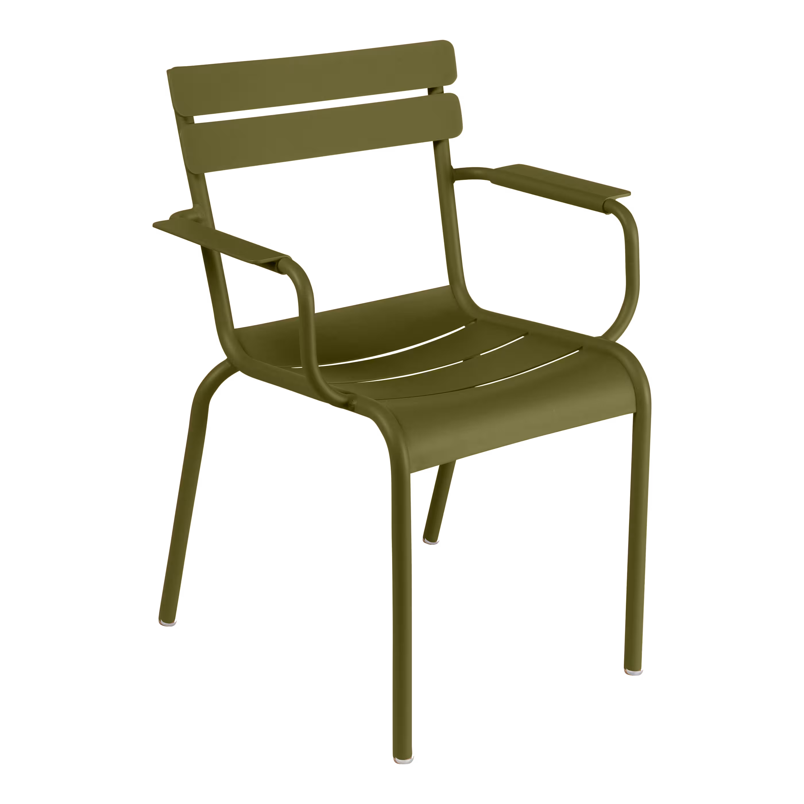 Fauteuil bridge Luxembourg acier lot de 2
