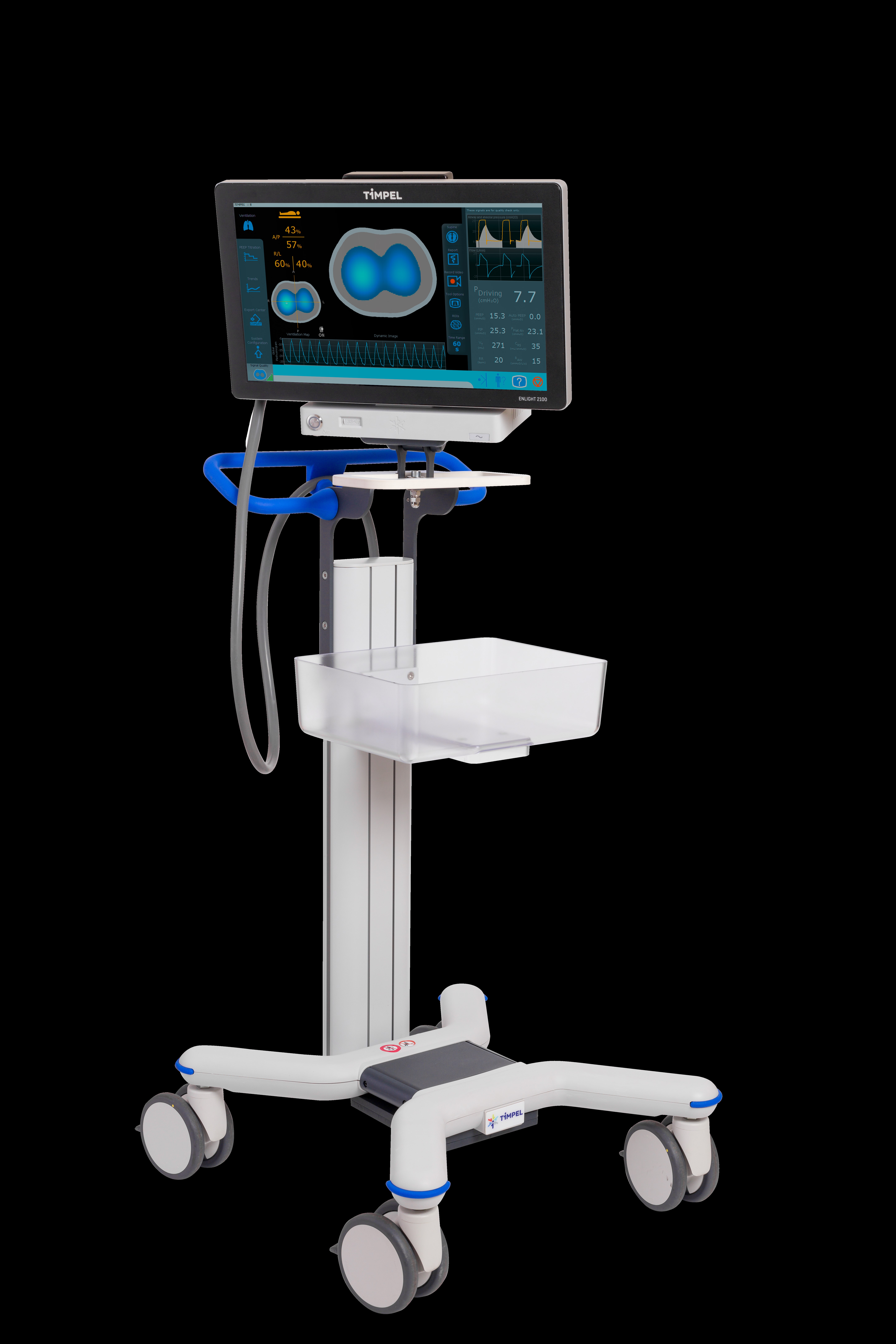 Chariot pour dispositif ENLIGHT 2100 [intègre poignée et panier]