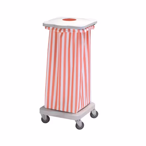 Chariot porte-sacs Hygistar - 1 sac avec couvercle - sans pédale