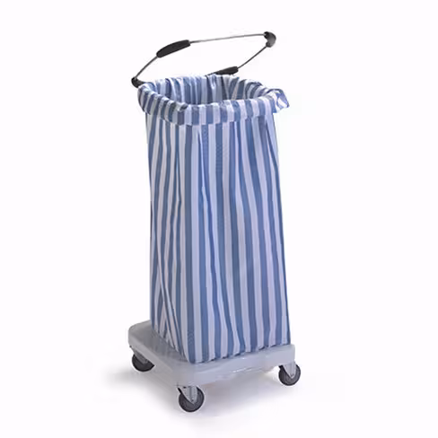 Chariot porte-sacs Hygistar - 1 sac avec pédale et couvercle