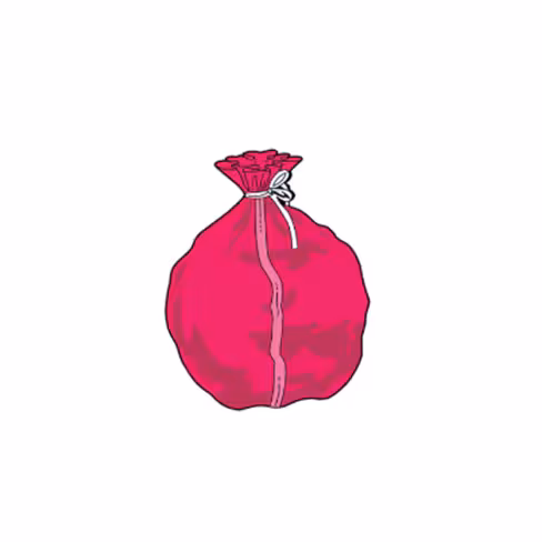Sac à ouverture soluble 1000 x 700 mm pour chariots Hygistar, Hygicar et Cleany - coloris rouge - lot de 250