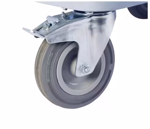 Roue pivotante à frein Ø 100 mm pour chariot