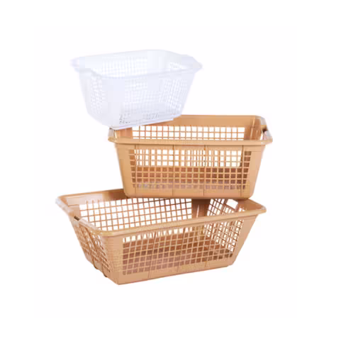 Corbeille blanche petit modèle - 550 x 270 x 390 mm