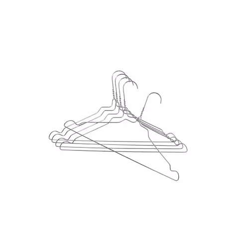 Cintre métal galvinisé Ø 2,70 carton de 400 pièces pour penderie 370030/374870/871/872/873/74/875/