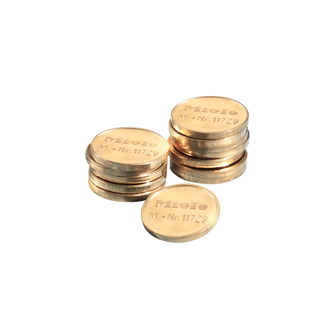 Lot de 50 jetons WM8 pour monnayeur APCL 051 compatible tout sèche-linge Miele