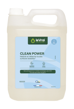 Nettoyant détachant Ultra puissant Clean Power - 1 carton de 4 bidons de 5 l