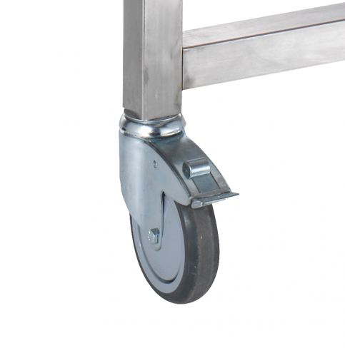 Roue pivotante avec frein Ø 125 mm pour table de tri 374260/261/260V/261V/292/293
