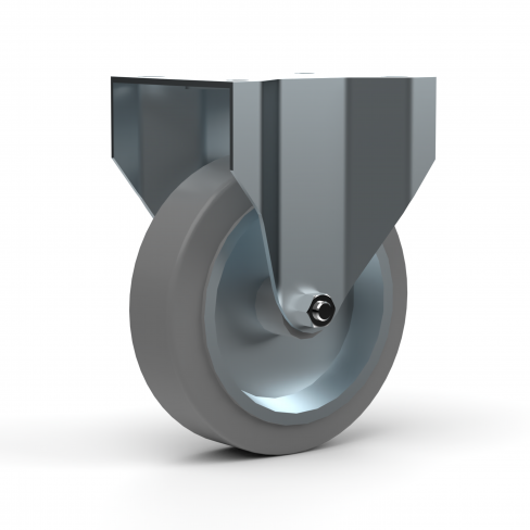 Roue fixe 125 mm pour chariot aluminium 201N30 / 201N10