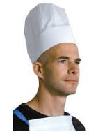 Toque plissée papier crépé x 100