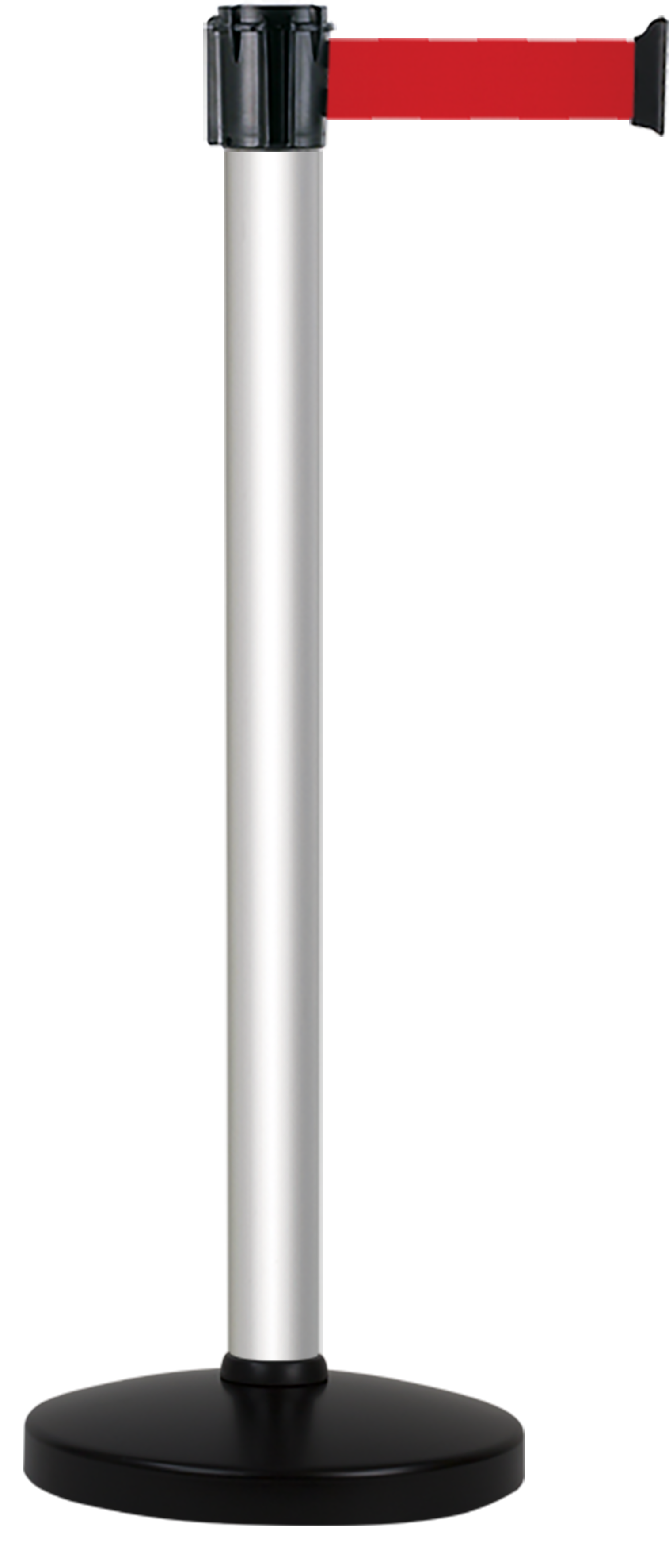 Poteau de guidage à sangle - aluminium anodisé - sangle 3 m