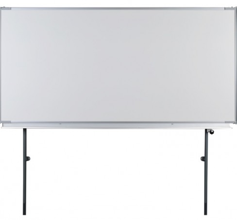 Tableau sur pied 100 x 200 cm - réglage en hauteur manuel - fond blanc