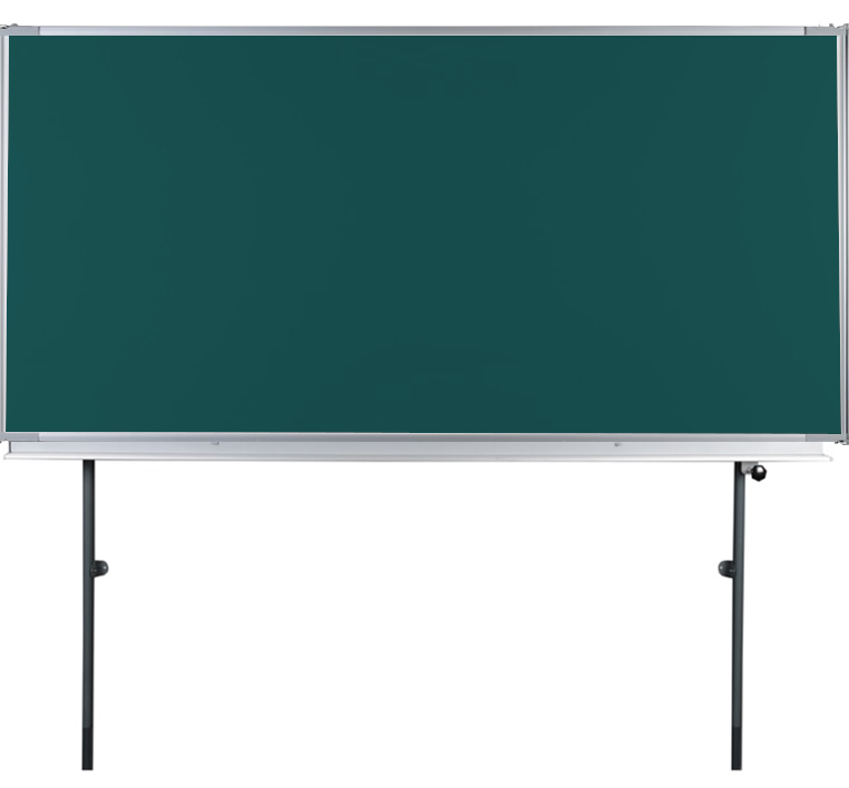 Tableau sur pied 100 x 200 cm - réglage en hauteur manuel - fond vert