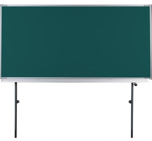 Tableau sur pied 100 x 200 cm - réglage en hauteur manuel - fond vert