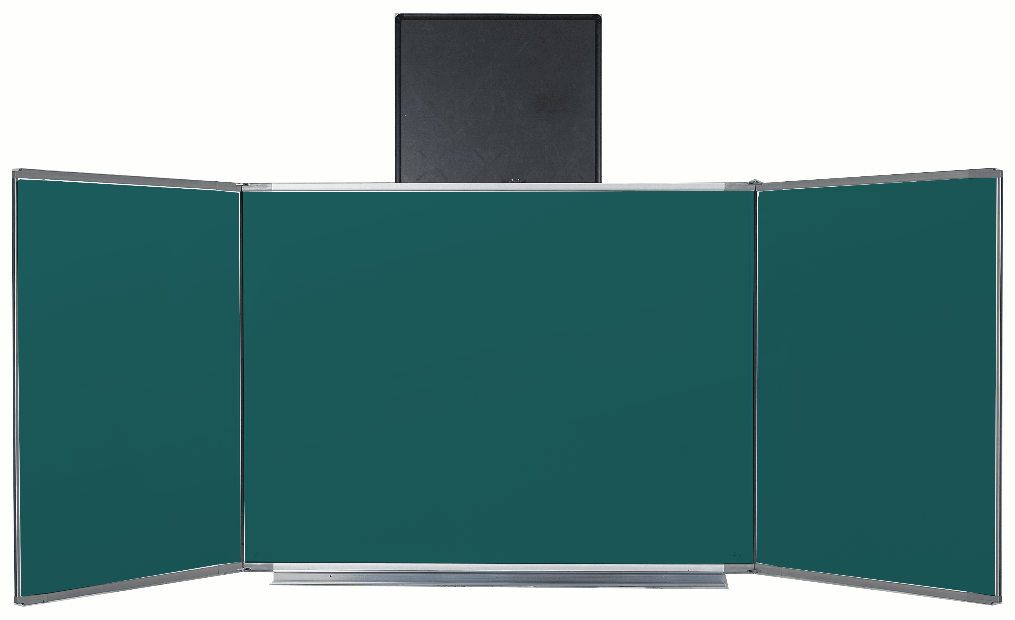Tableau triptyque sur pied 100 x 200 cm - réglage en hauteur électrique- fond vert