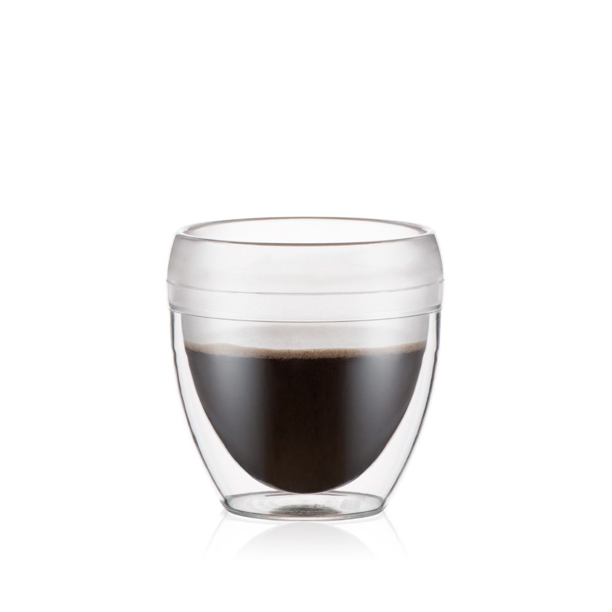 Lot de 6 verres en plastique transparent pour lave verre AUUM S4