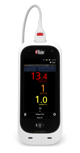 Moniteur Rad-67 [SpO2, RRp, SpHb, SpCO, SpMet] configuration sapeurs-pompiers