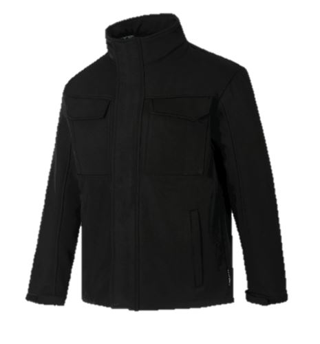 Veste intempérie Softshell - Lina - Codupal - 393 g/m2 - noir