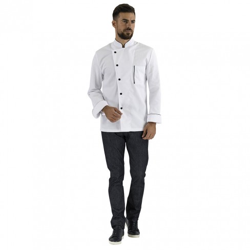 Veste de cuisine Alain - 2MIXGPCLCM8 - Lafont - 67% polyester 33% coton - taille et coloris au choix
