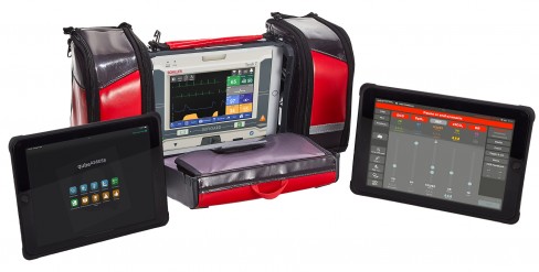 QubeSERIE, simulation ONE : 1 kit Hardware pour moniteur de simulation ECG [taille M], 1 kit Hardware qubeCPR Set pour