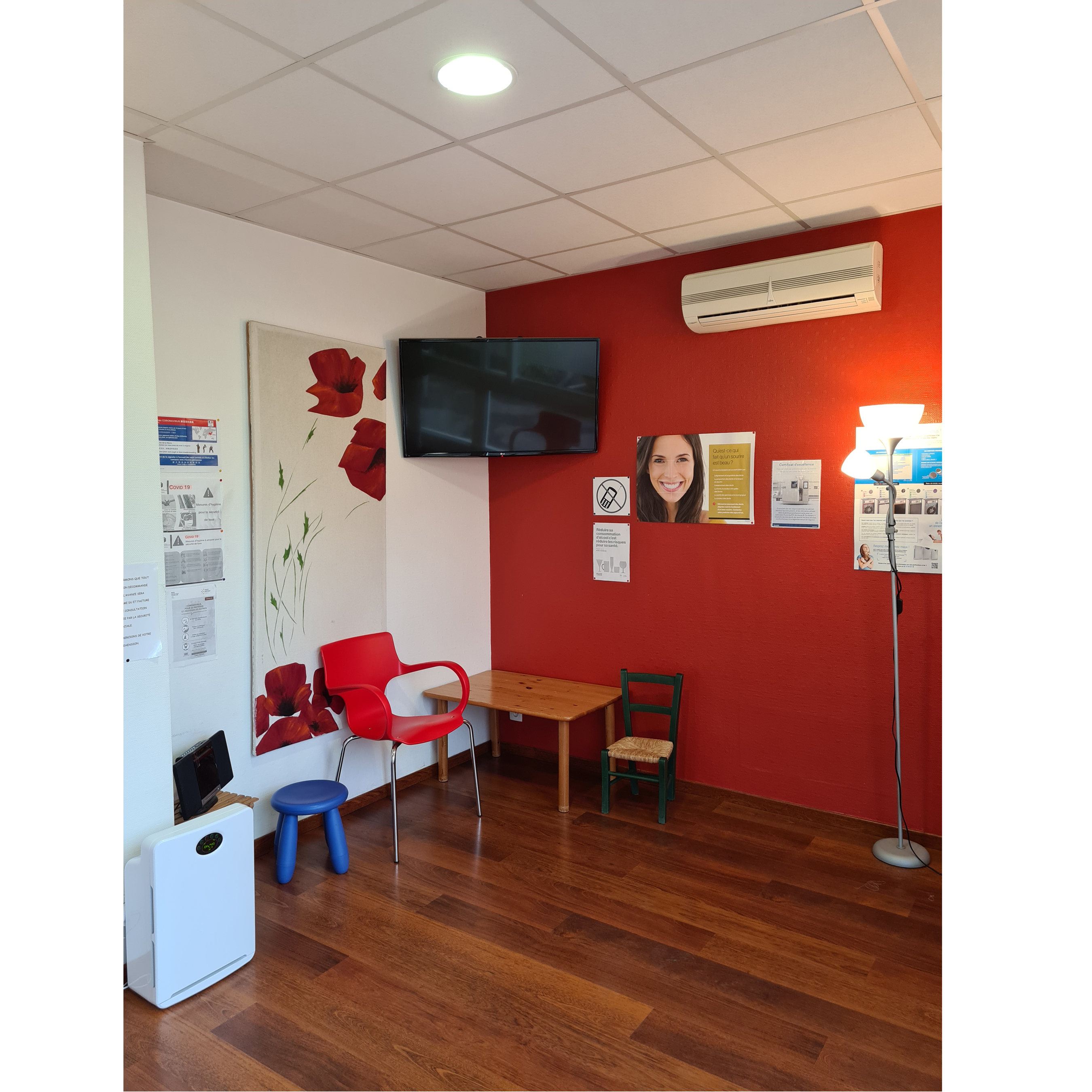 Purificateur d'air - AIR ET SANTE 100 Eco Surface traitée 42 m²
