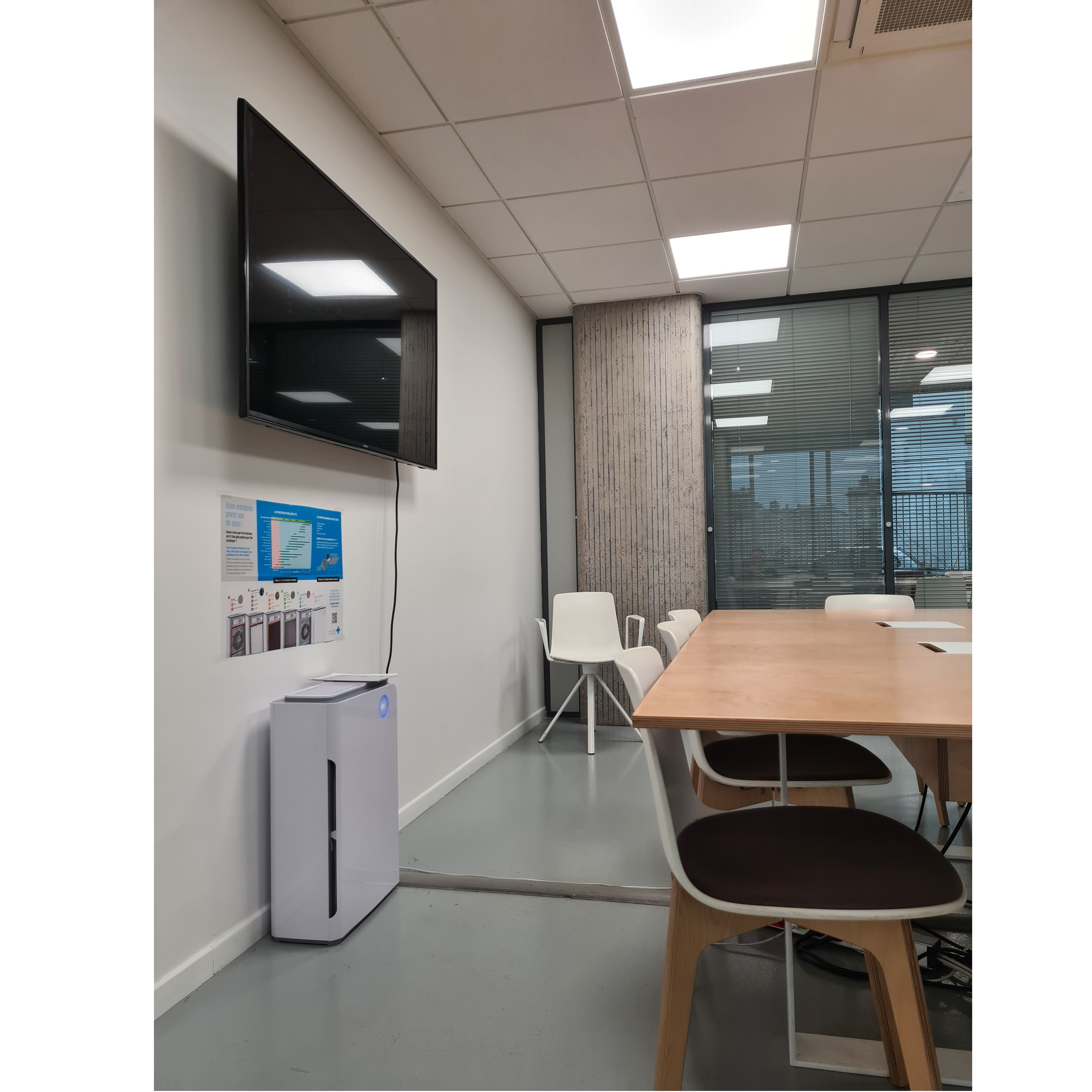 Purificateur d'air - AIR ET SANTE 300 Premium Pro Surface traitée 80 m2