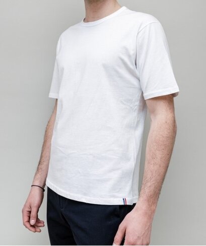 Tee-shirt manches courtes homme Maurice V2 - APF France Handicap - blanc - taille au choix