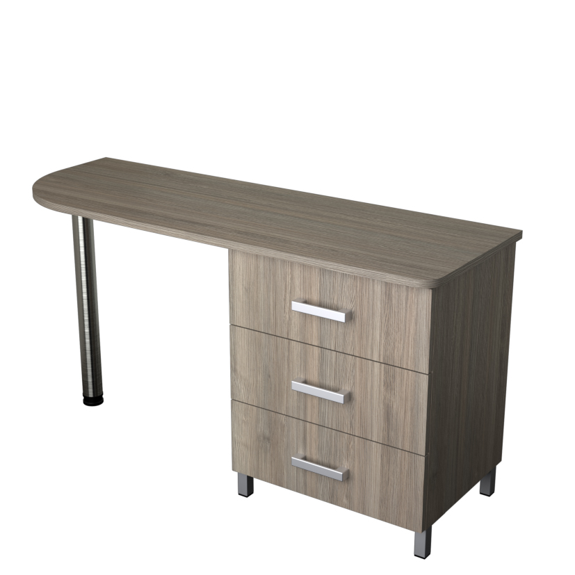 Bureau-commode Oîkos - 3 tiroirs - l. 140 cm