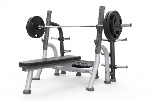 Banc olympique Magnum conçu pour la musculation 10 cornes de stcokage de poids