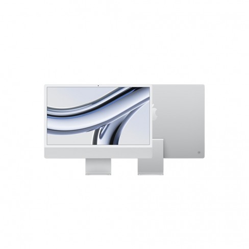 Apple iMac 24'' Retina 4,5K - 16 Go unifiée - 256 Go SSD - puce M4 CPU 8 coeurs GPU 8 coeurs - Mac OS - argent