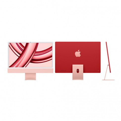 Apple iMac 24'' Retina 4,5K - 16 Go unifiée - 256 Go SSD - puce M4 CPU 10 coeurs GPU 10 coeurs - Mac OS - rose