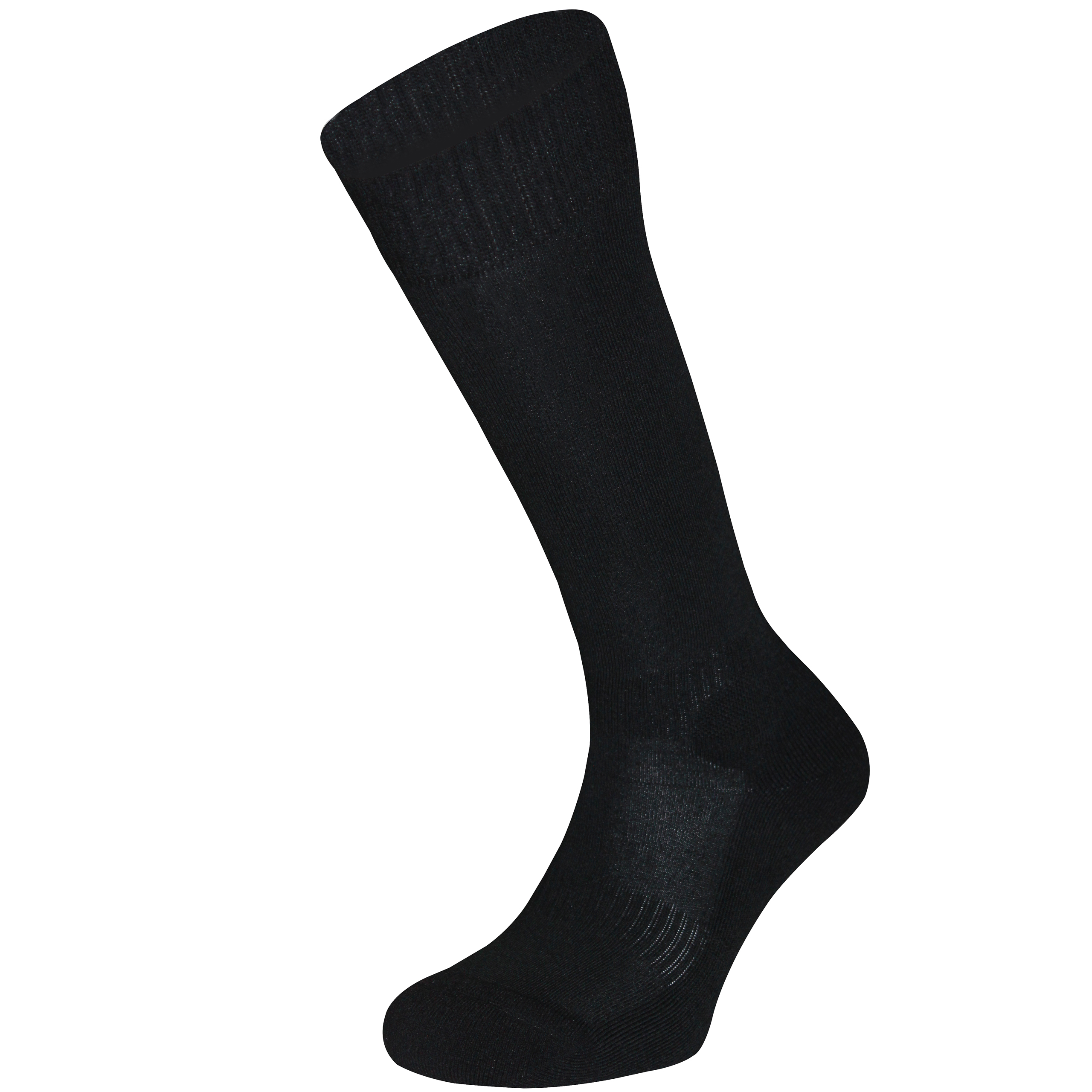 Mis-bas tricot fin - polyester majoritaire - noir - la paire
