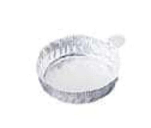 Nacelle de pesée à parois ondulées en aluminium avec languette x100