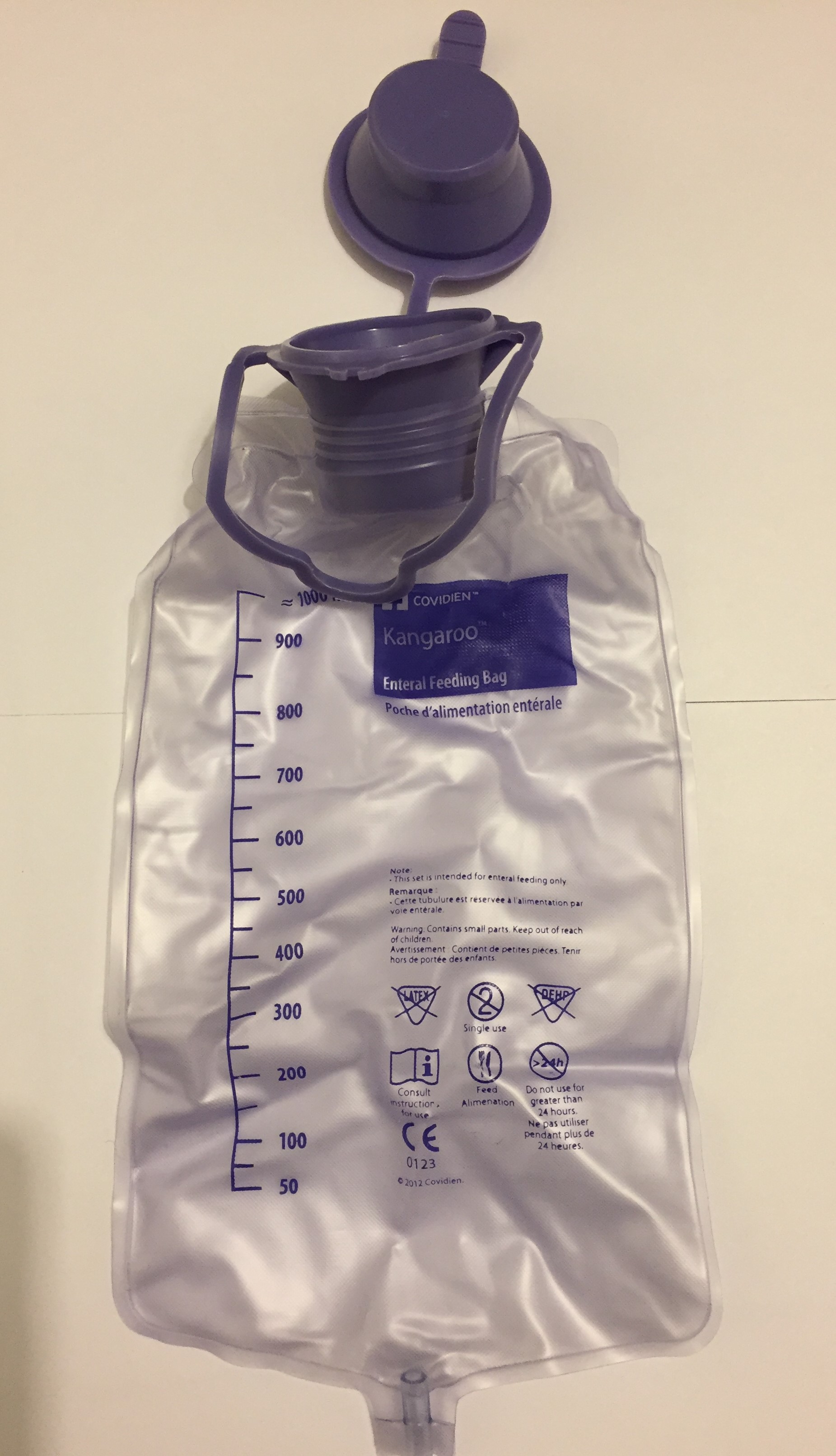 Tubulure pour poche 500ml + poche glace ENFit (x30)