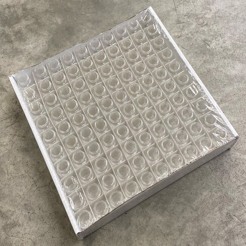 Kit SureSTART flacons à vis en verre transparent de 20 ml et bouchons à vis fermés de 24 mm pour scintillation x500