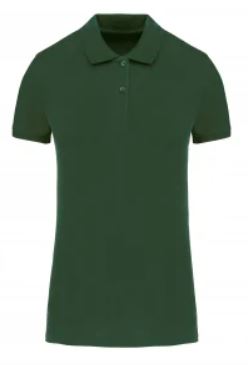 Polo femme manches courtes - K2026C - Toptex - 100% coton - vert forêt - taille au choix